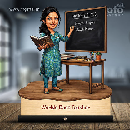 Worlds Best Teacher Caricature C521