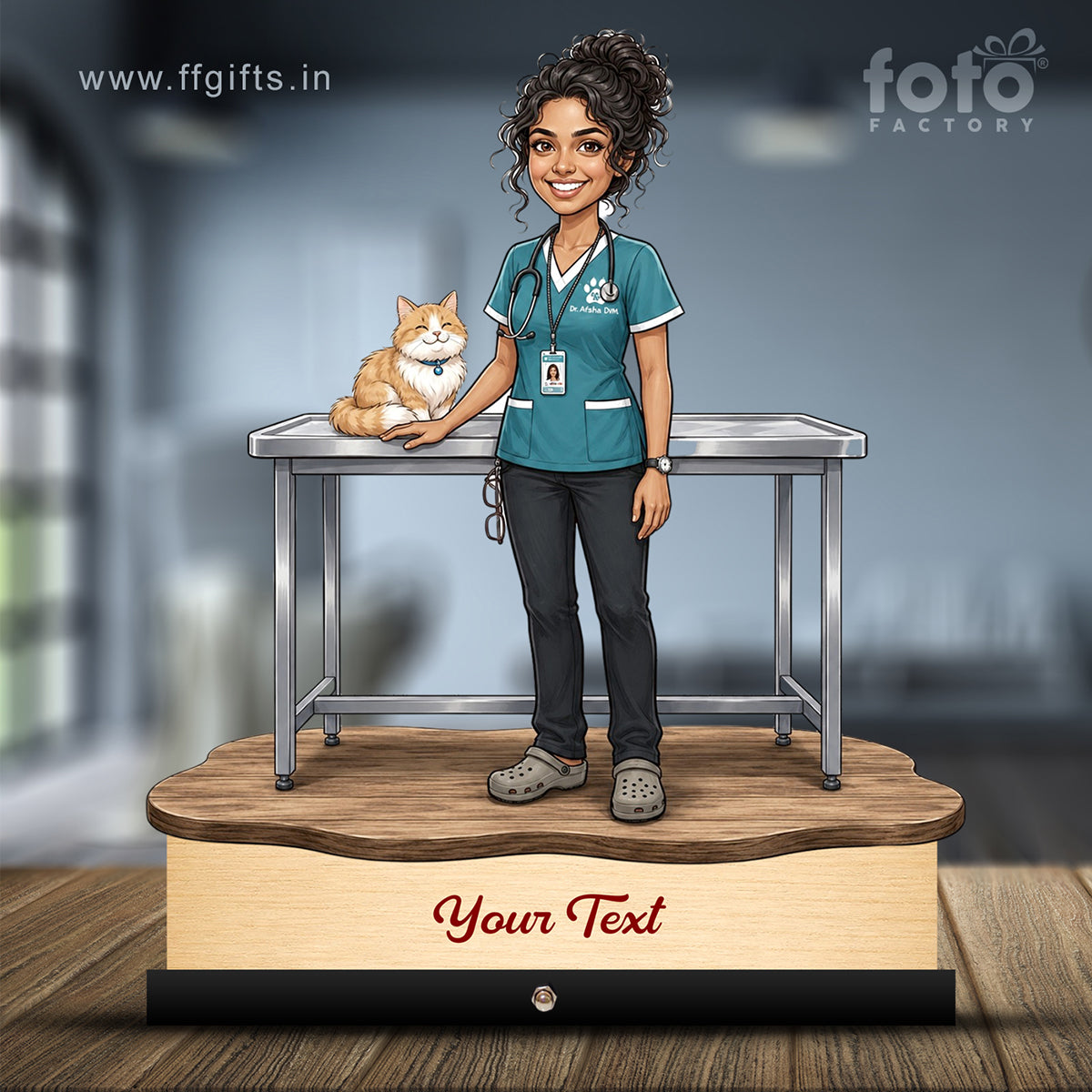 Veterinary Doctor Caricature C728