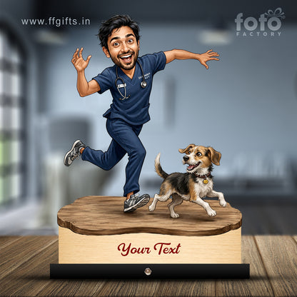 Veterinary Doctor Caricature C715