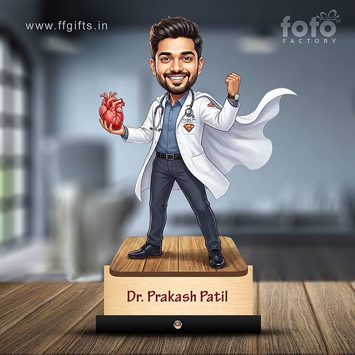 Cardiologist Doctor Caricature C497