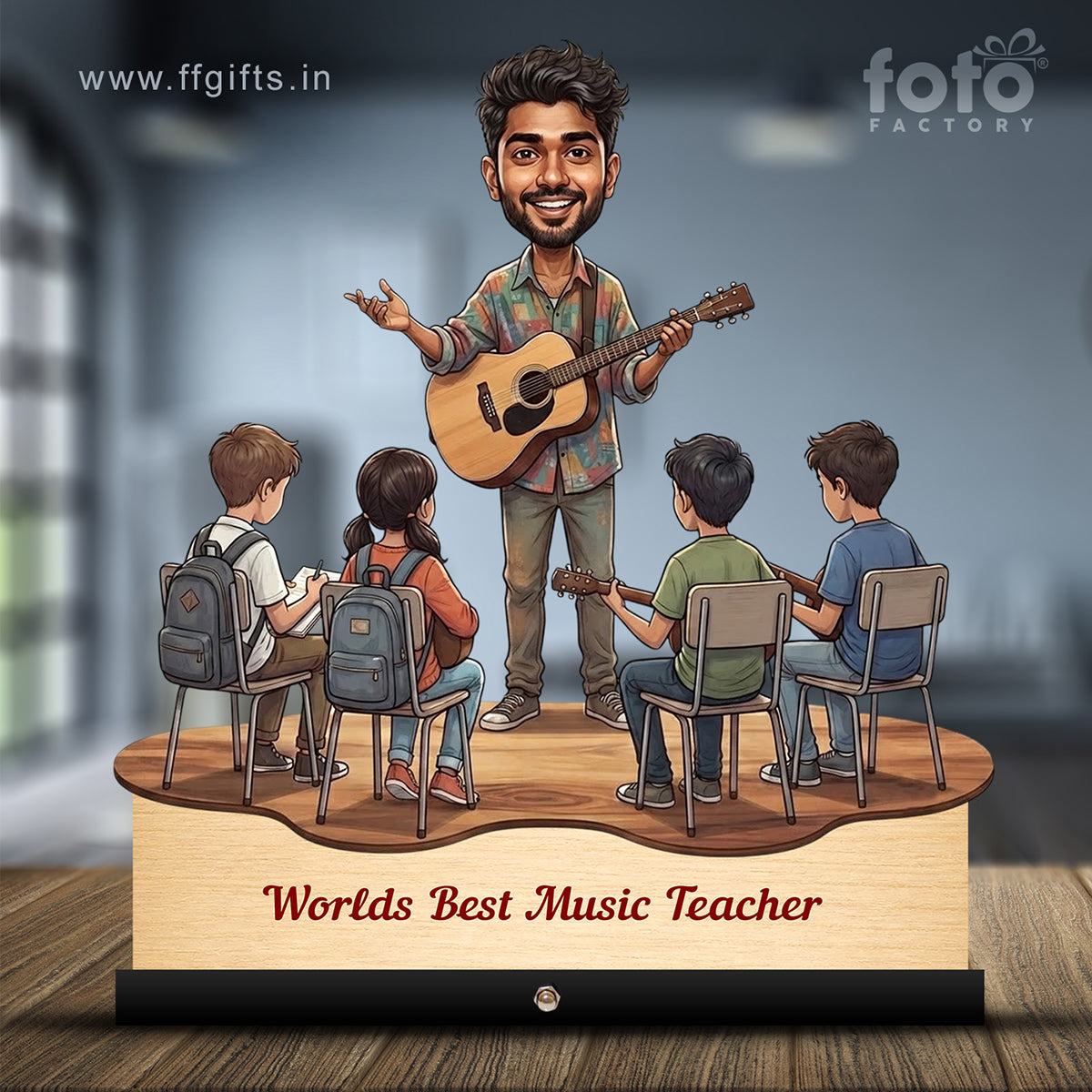 Worlds Best Music Teacher Caricature C505