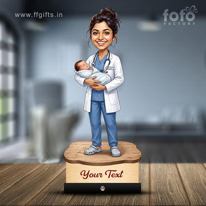 Gynecologist Doctor Caricature C628