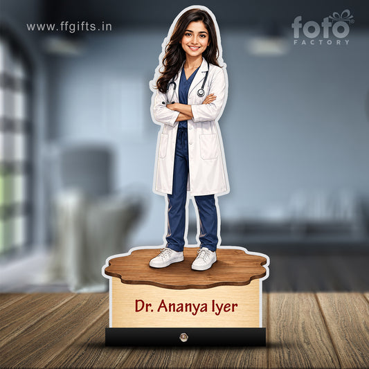 Personalized Female Doctor's Caricature C779