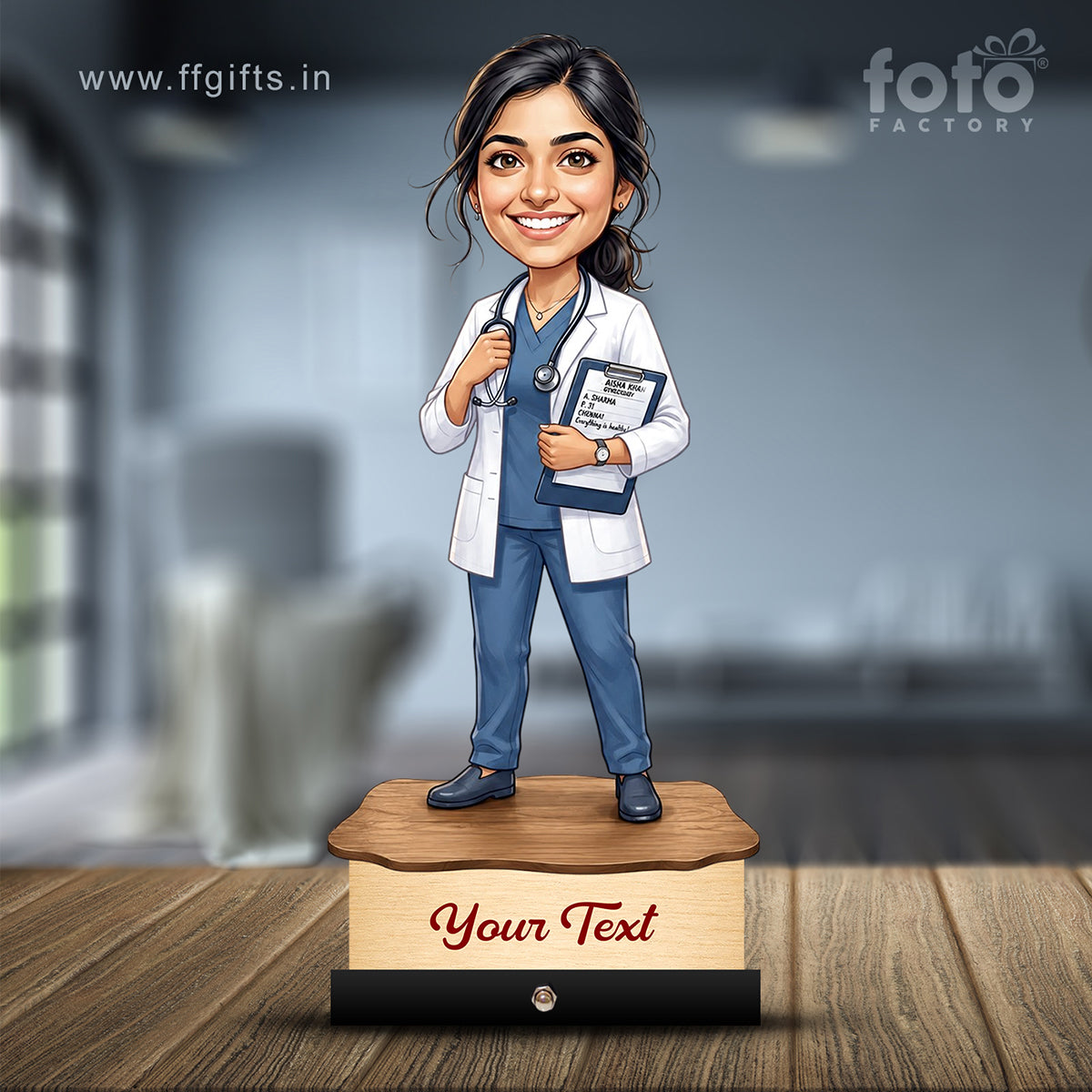 Gynecologist Doctor Caricature C633