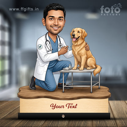 Veterinary Doctor Caricature C708