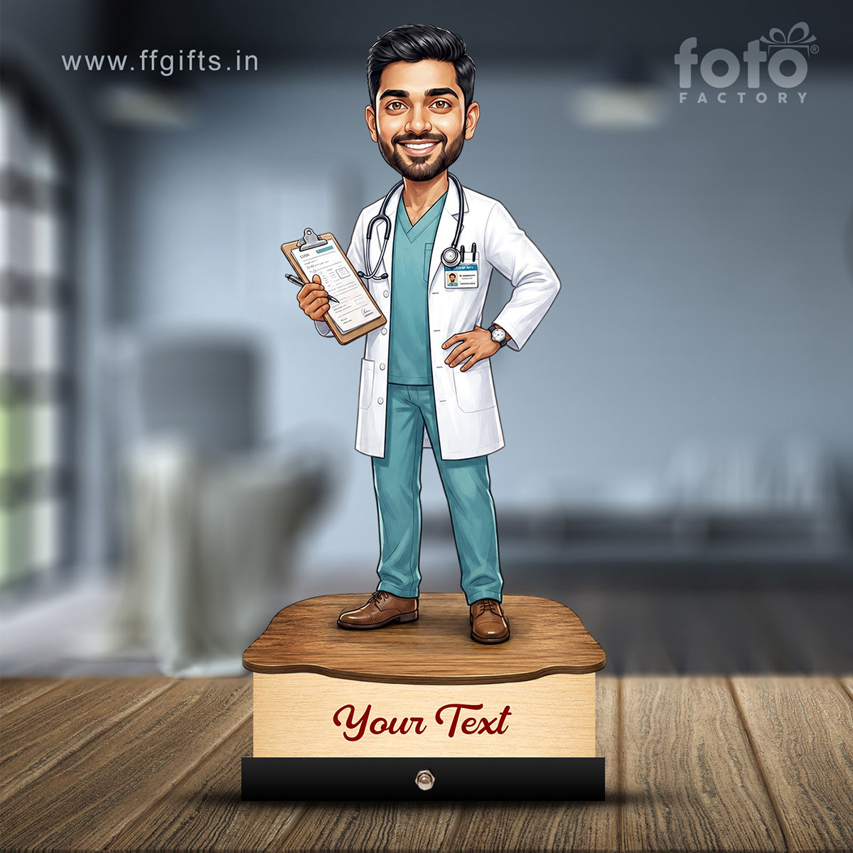 Gynecologist Doctor Caricature C636