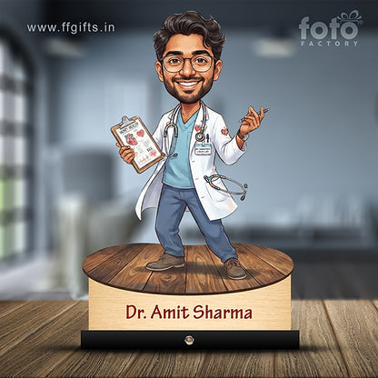 Cardiologist Doctor Caricature C485
