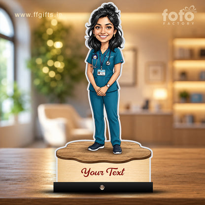 Medical Nurse Caricature C752
