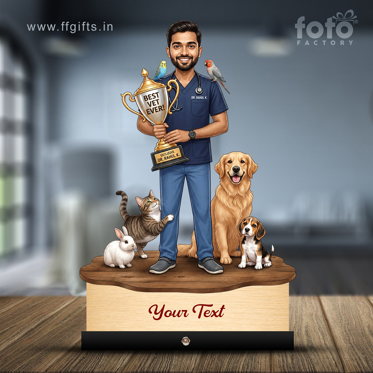 Veterinary Doctor Caricature C685
