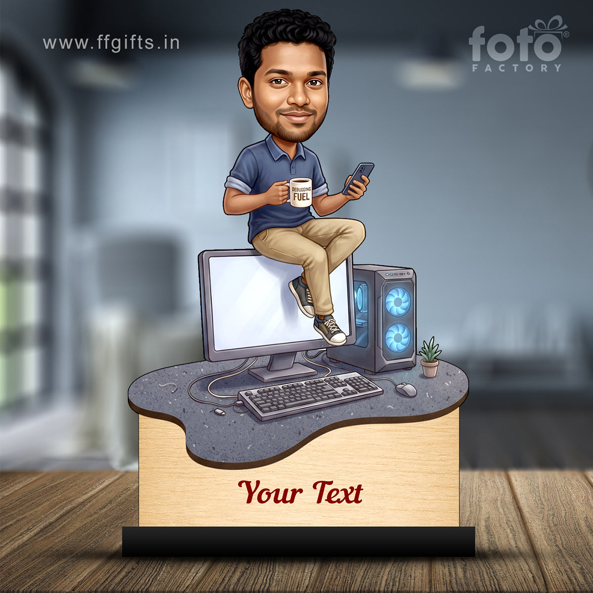 Personalized IT Professional Caricature C1001