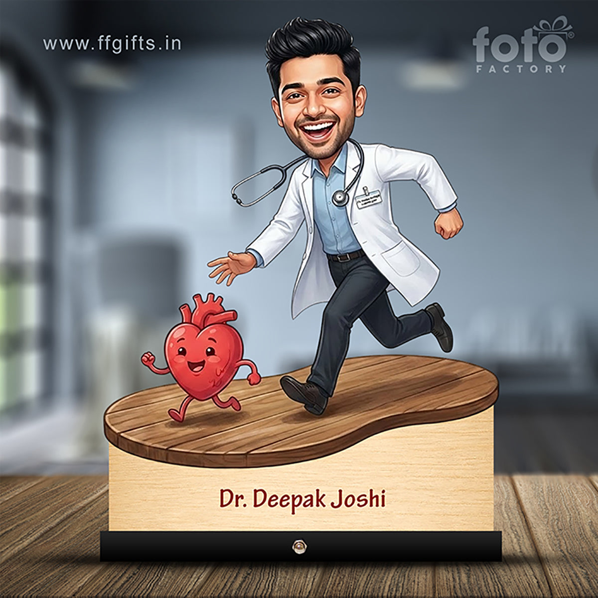 Cardiologist Doctor Caricature C500