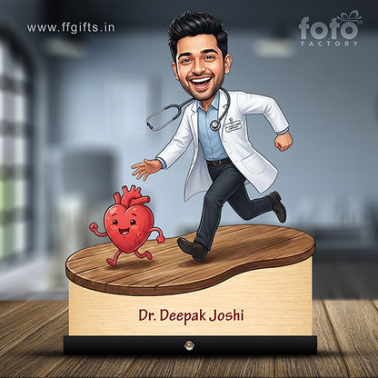 Cardiologist Doctor Caricature C500