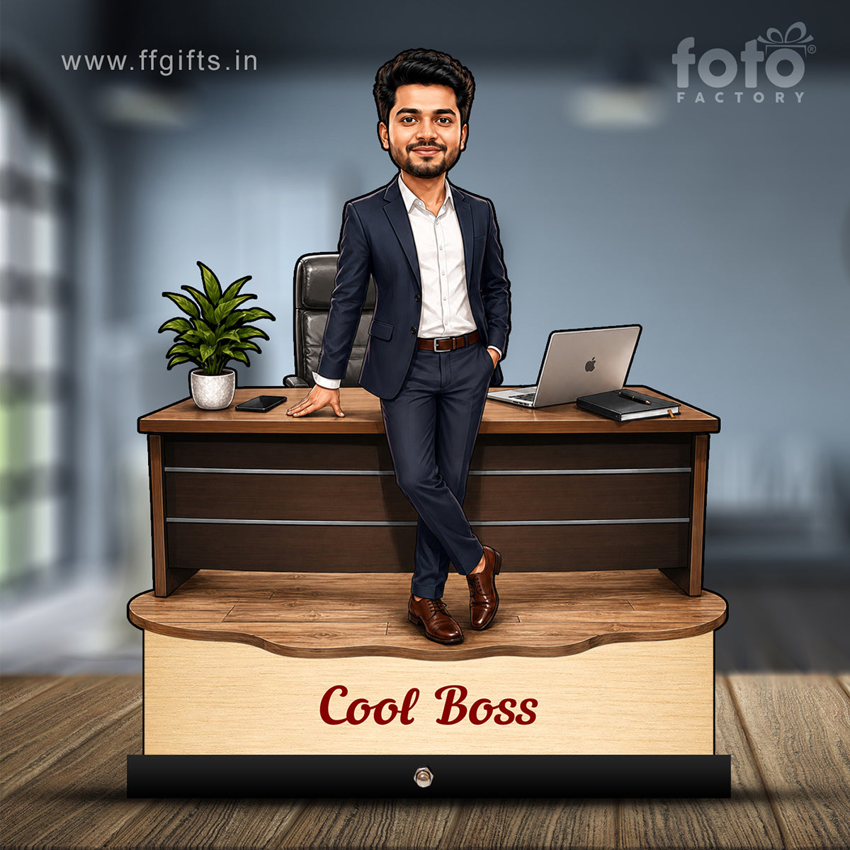 Personalized Cool Boss Caricature C809