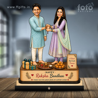Raksha Bandhan Caricature C475