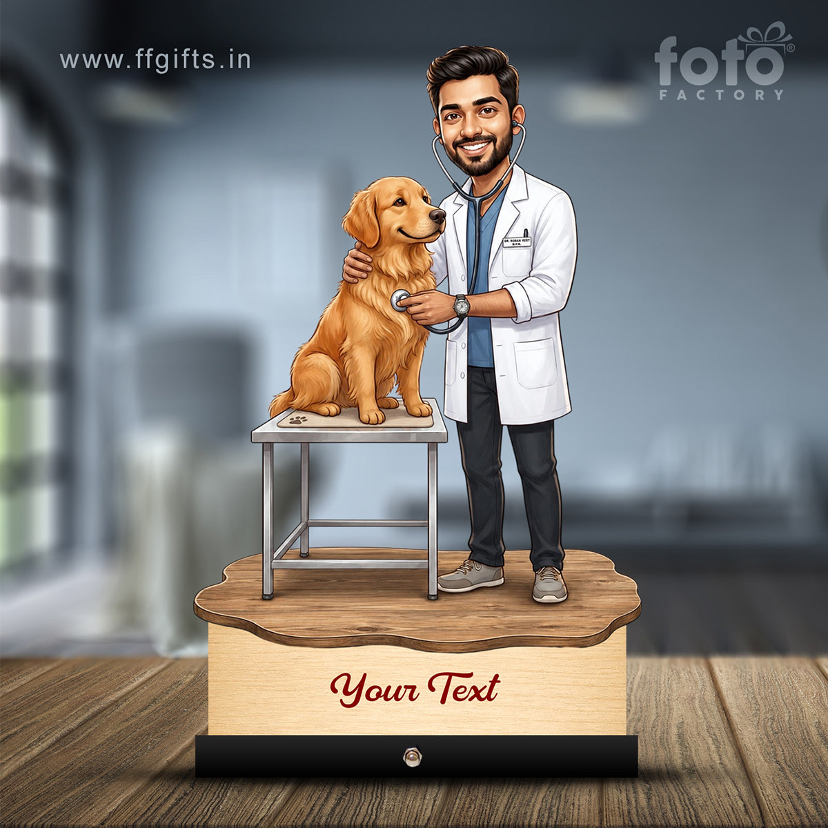 Veterinary Doctor Caricature C696