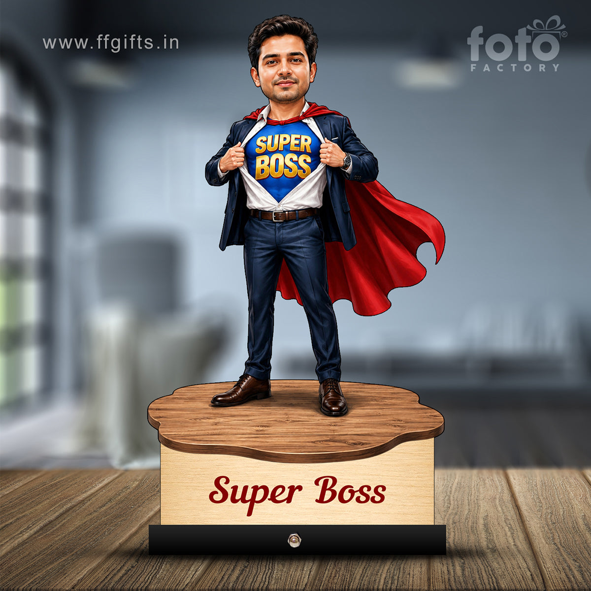 Personalized Super Boss Caricature C813