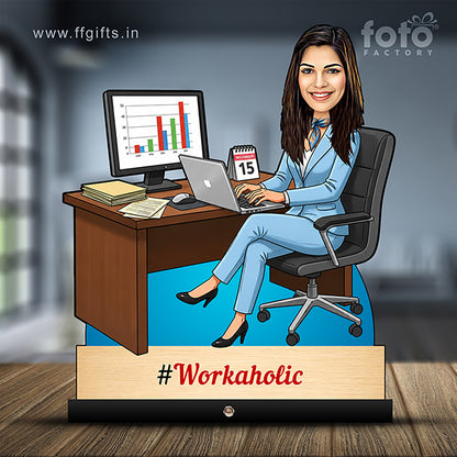 Corporate Female Caricature C445