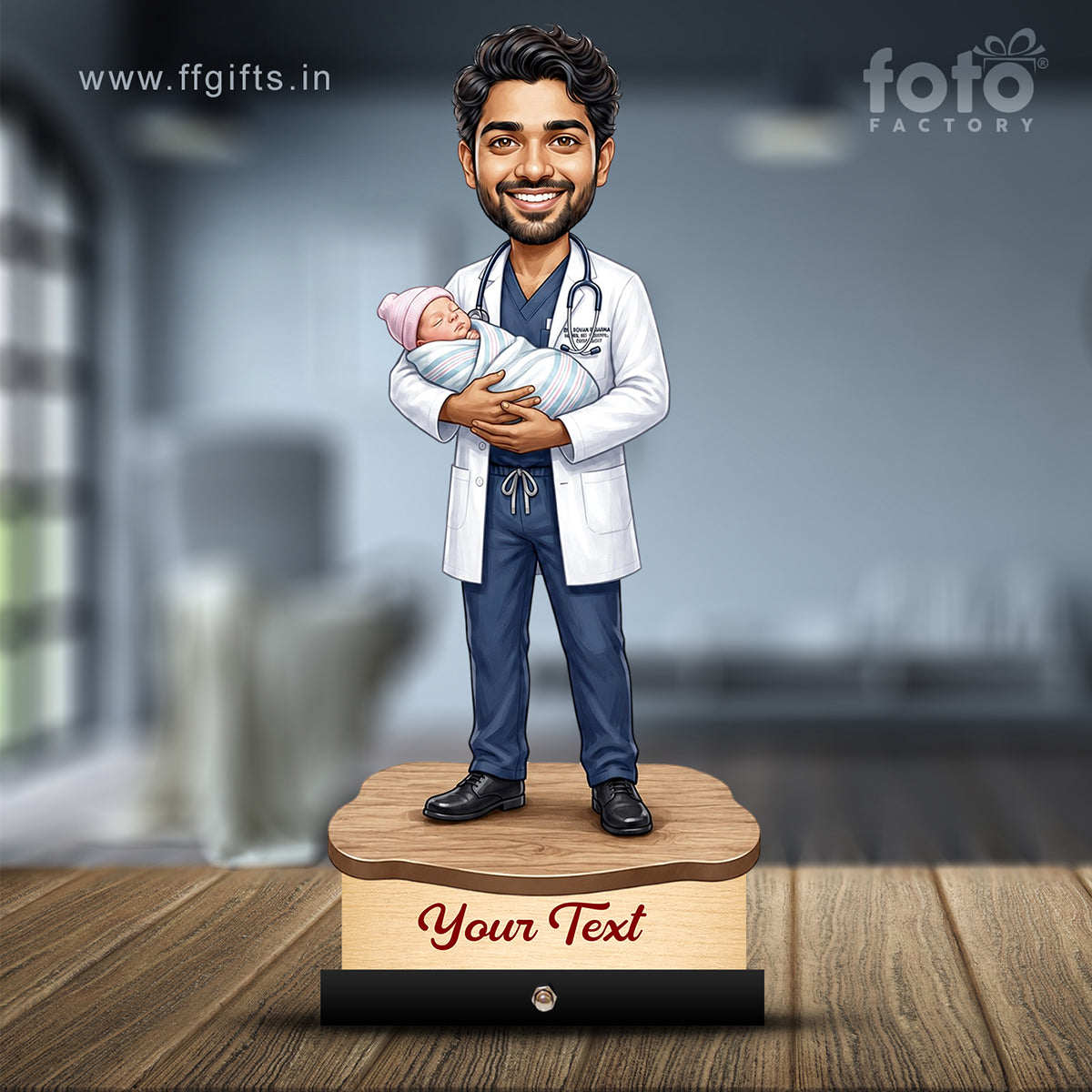 Gynecologist Doctor Caricature C625