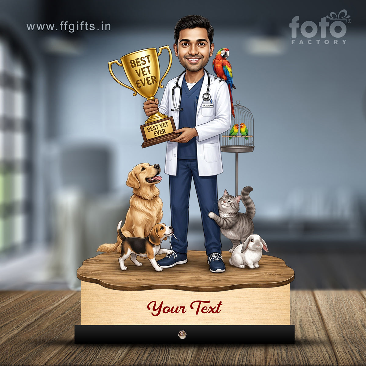 Veterinary Doctor Caricature C699