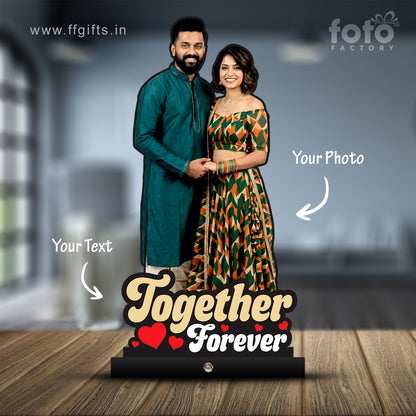 Together Forever Couple Photo Cutout P0012