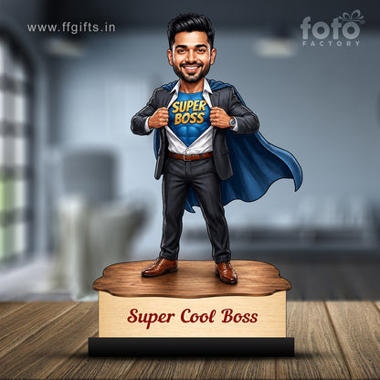 Personalized Super Boss Caricature C820