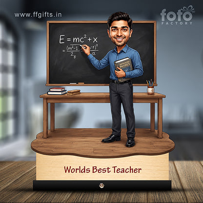 Worlds Best Teacher Caricature C530