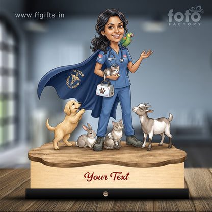 Veterinary Doctor Caricature C703