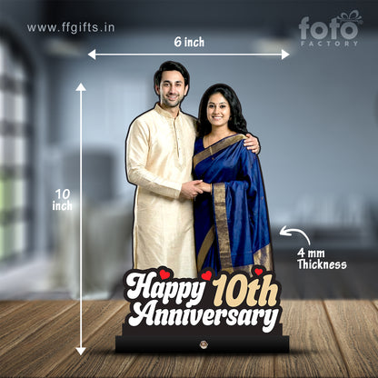 10th Anniversary Photo Cutout P0010