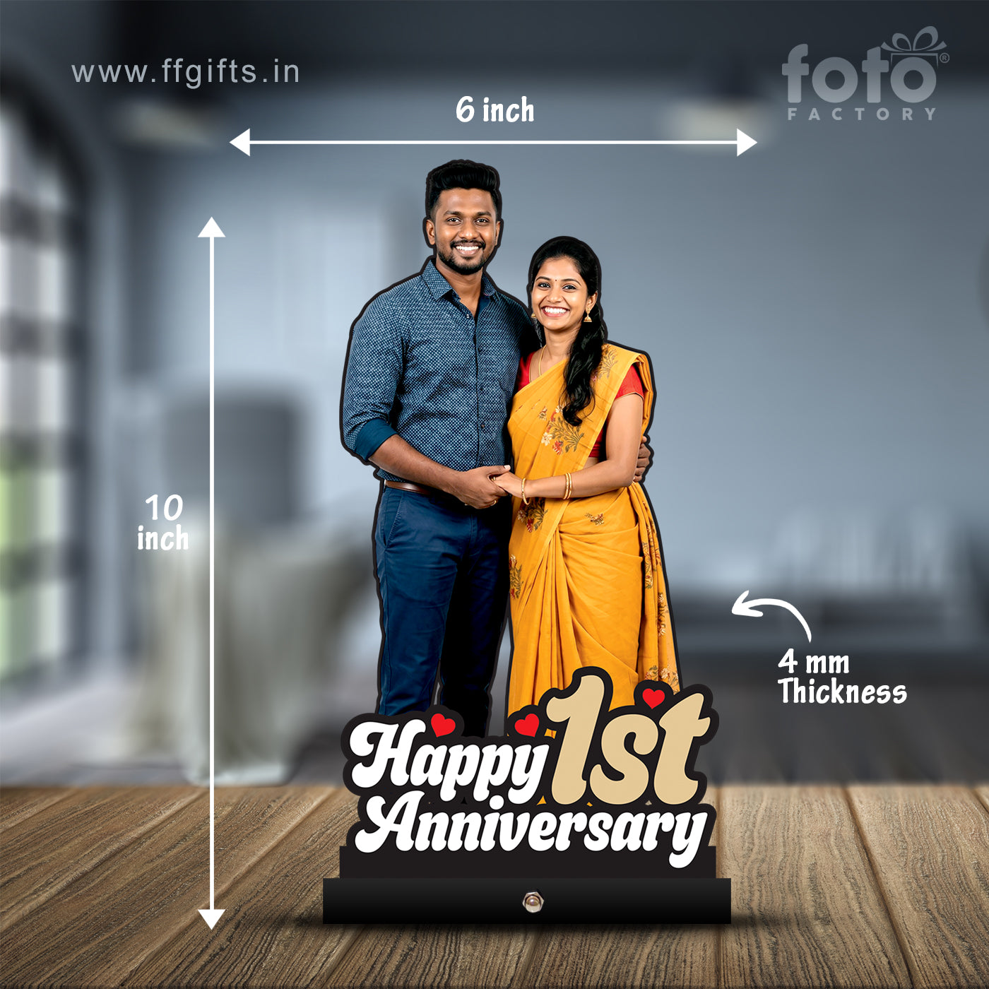 1st Anniversary Photo Cutout P0011