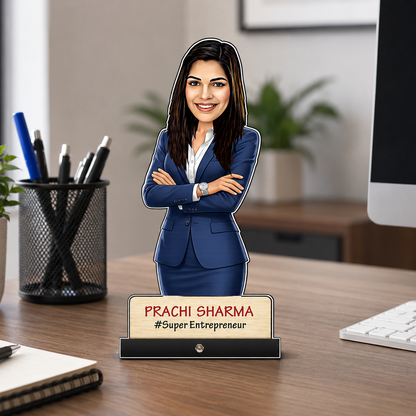 Corporate Female Caricature C424