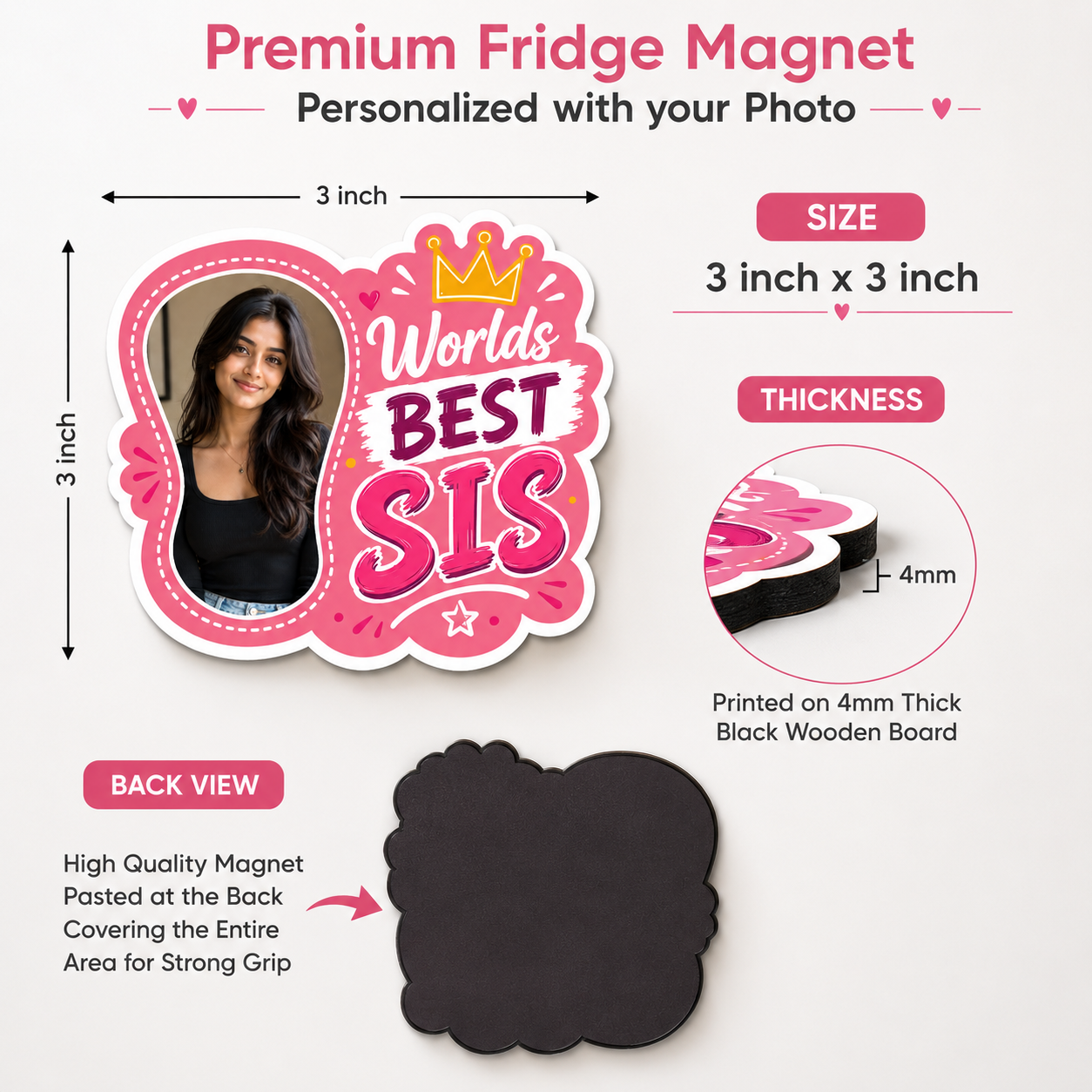Fridge Magnet for Sister FM002