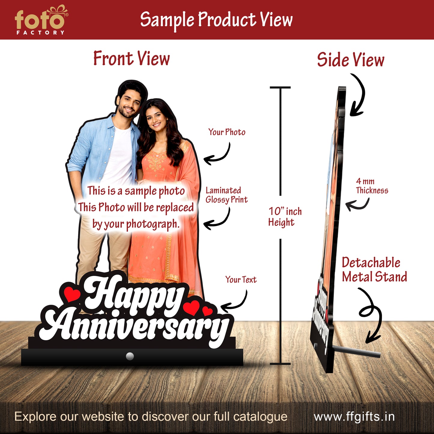 Together Forever Couple Photo Cutout P0012