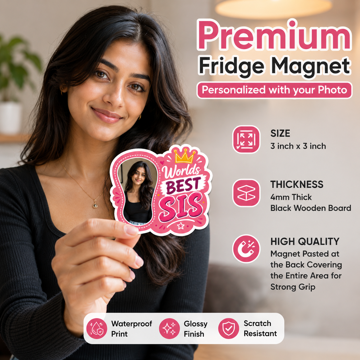 Fridge Magnet for Sister FM002