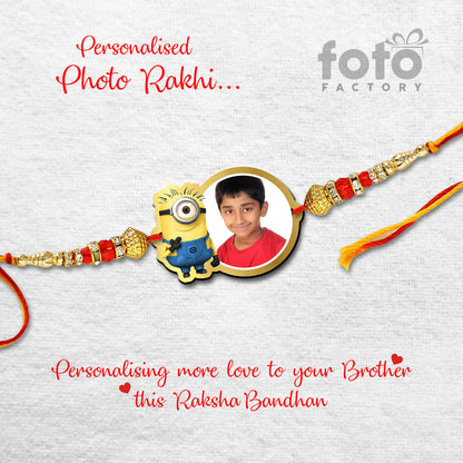 Minions Kids Photo Rakhi R016