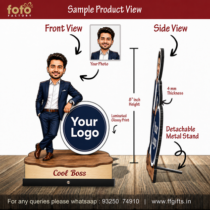 Personalized Cool Boss Caricature C810