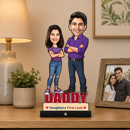 Father and Daughter Caricature C427