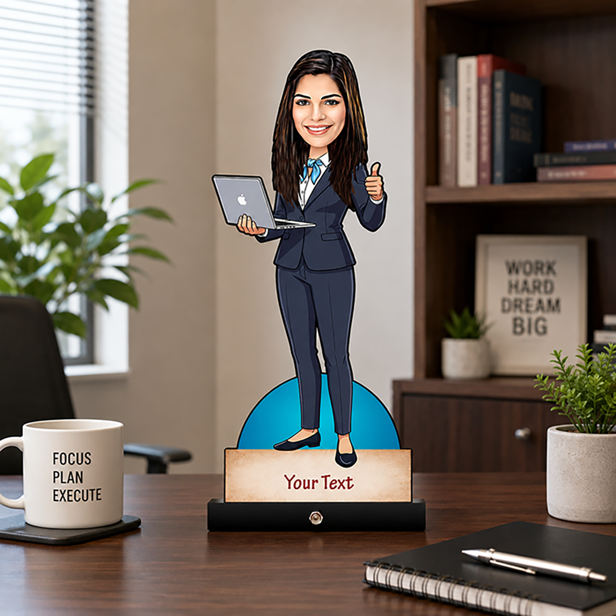 Corporate Female Caricature C429