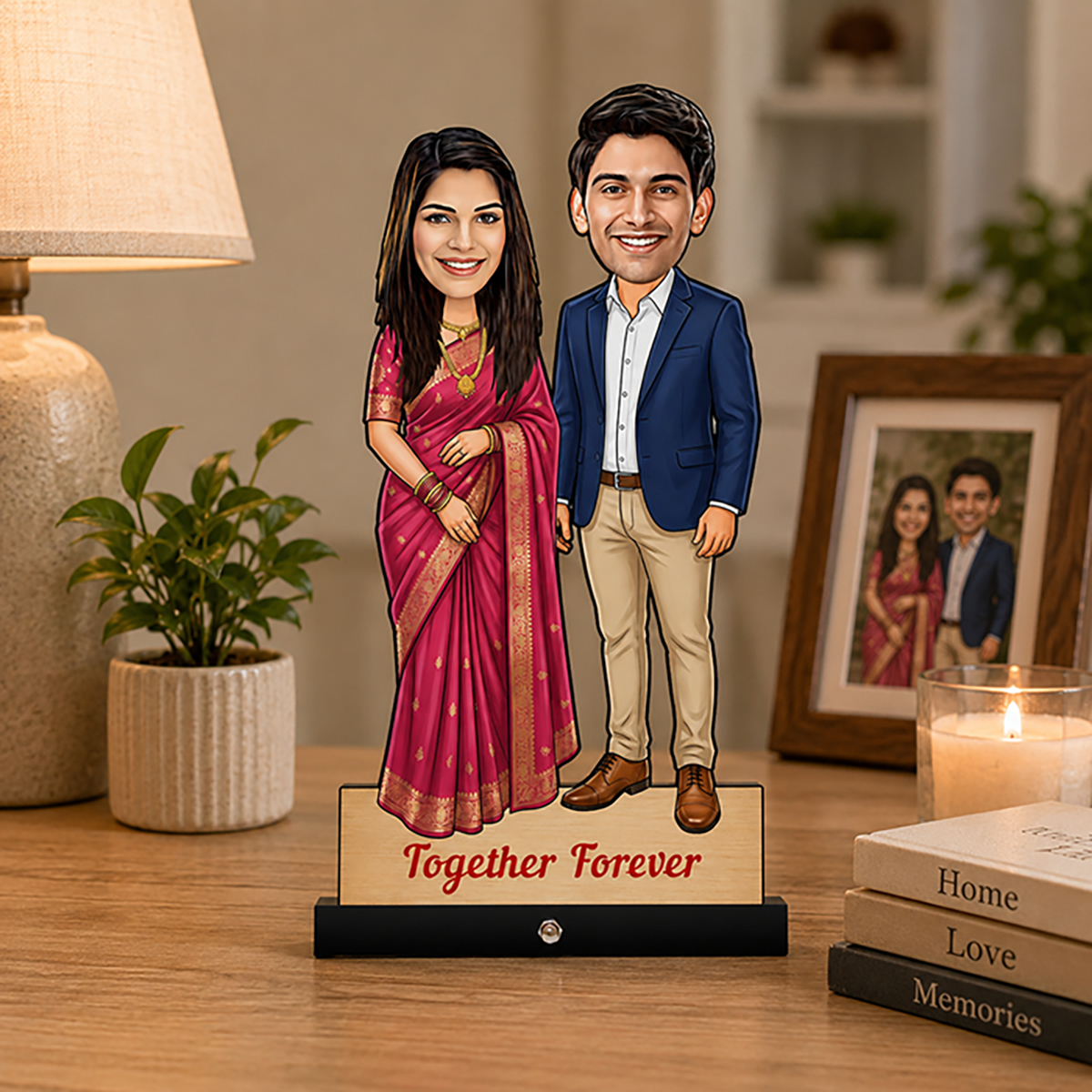 Married Couple Caricature C438