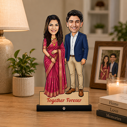Married Couple Caricature C438