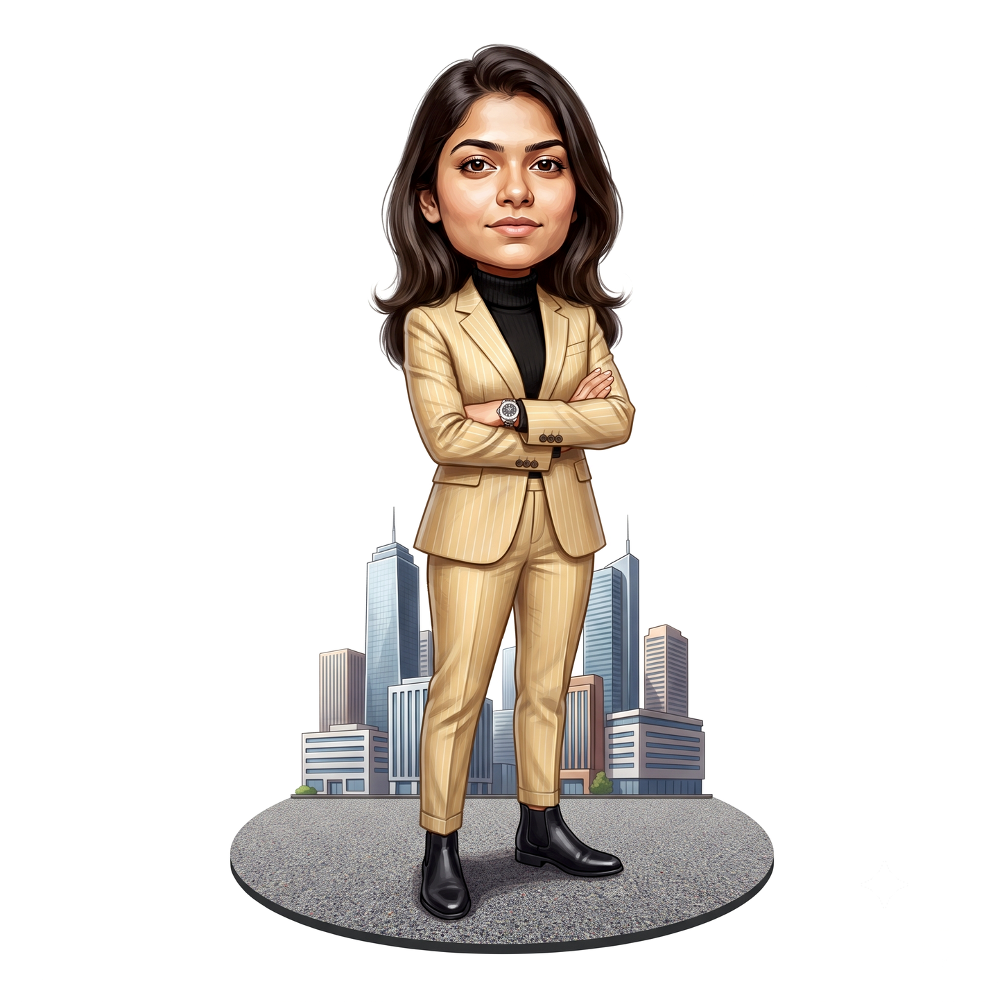Personalized Entrepreneur & Businessman Caricature C1338