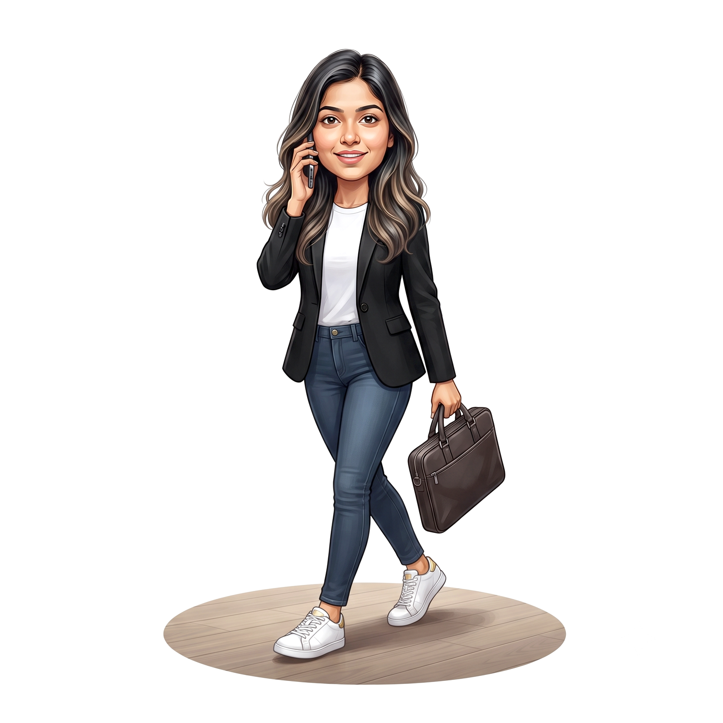 Personalized Entrepreneur & Businessman Caricature C1337