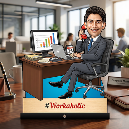 Corporate Male Caricature C446