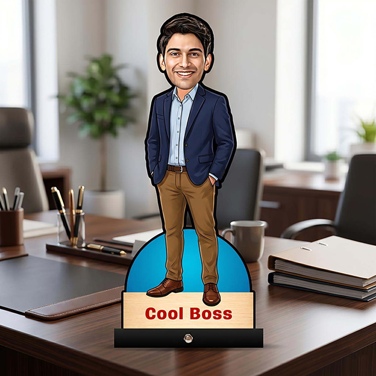 Corporate Male Caricature C447