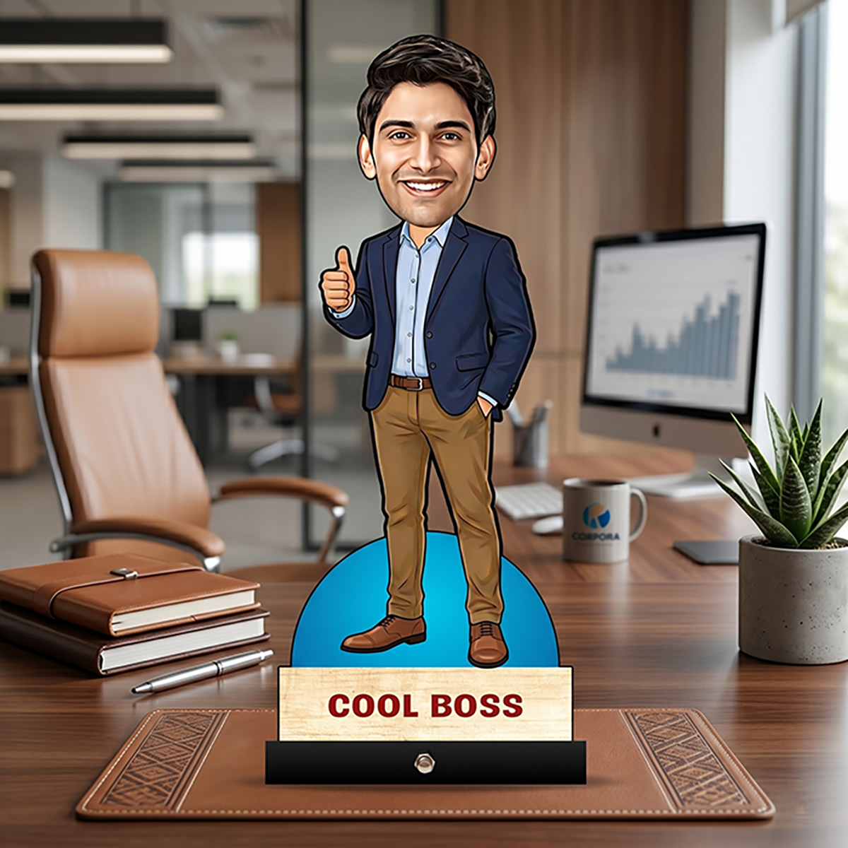Corporate Male Caricature C460