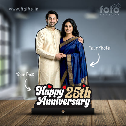 25th Anniversary Photo Cutout P0008