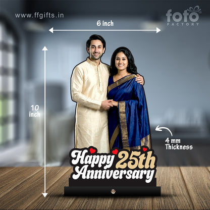 25th Anniversary Photo Cutout P0008